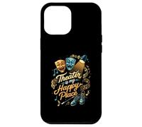 Theater Is My Happy Place Stage Musical Drama Gift Custodia per iPhone 12 Pro Max