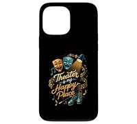 Theater Is My Happy Place Stage Musical Drama Gift Custodia per iPhone 13 Pro Max