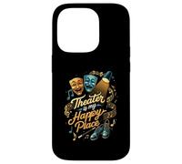 Theater Is My Happy Place Stage Musical Drama Gift Custodia per iPhone 14 Pro