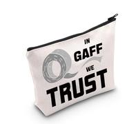 Theatre Drama Tech Crew Makeup Bag Stag Management Regali in Gaff We Trust Regali Stage Manager Regalo Tech Week Zipper Bag, Fidati del Regno Unito