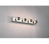 THEATRO H2O APPLIQUE CROMO 4 PORTA LAMPADA IP44 CON INTERRUTTORE H. 55CM ATTACCO E27