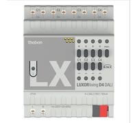 Theben 4800300 I LUXORliving D4 DALI I 4 Attuatore DALI I Fino a 30 dispositivi operativi DALI per canale I DALI-2 I per KNX Smart-Home System Luxorliving