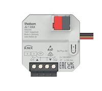 Theben 4942550 JU 1 KNX attuatore veneziane a incasso 1 canale Secure | 1 canale, Data Secure, 2 ingressi binari, veneziane/tapparelle/tende/lucernari, integrata automazione ventilazione