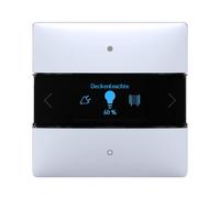 Theben 4969238 iON 108 KNX - Controllo della stanza con regolatore di temperatura integrato, comunicazione sicura tramite KNX Data Secure I Controllo App Bluetooth
