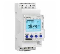 Theben 6110130 TR 611 top3 interruttore orario 1 canale ext. ingresso | 600 W LED, 10 anni di riserva di carica, precisione ± 0,25 s/giorno, 800 A/200 µs, 84 posizioni, 1 ingresso esterno, App