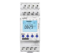 Theben 6220130 TR 622 top3 - Timer digitale a 2 canali con 2 ingressi esterni e programmazione sull’app, perfetto per i LED, con timer
