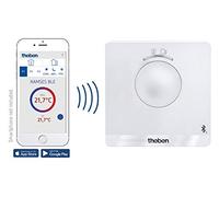 Theben 8120150 RAMSES 812 BLE Cronotermostato digitale per il monitoraggio/la regolazione temporizzati della temperatura ambiente, comando cramite App (BLE), versione con collegamento alla rete