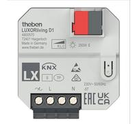Theben Luxorliving 4800570 LUXORliving D1 I 1 X UP Universal Develator LUXORliving I Incasso I Rilevamento automatico del carico I Per KNX Smart Home System LUXORliving