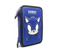 TheCartoonWorld ASTUCCIO SCUOLA 3 ZIP con 45 pezzi - realizzato per SONIC (Solo Sonic)