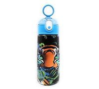 TheCartoonWorld BORRACCIA Seven in acciaio inox 304, SJ GANG Animali - 460 ml (Tigre)