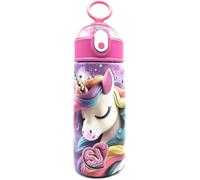 TheCartoonWorld BORRACCIA Seven in acciaio inox 304, SJ GANG Animali - 460 ml (UNICORNO)