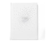 TheCartoonWorld Diario Datato Seven 2026-2027, GLITZYCUTE (Bianco)