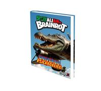 TheCartoonWorld DIARIO SCUOLA realizzato per BRAINROT - Bombardiro Crocodilo, 12 Mesi, 416 Pagine con DUE card collezionabili