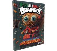 TheCartoonWorld DIARIO SCUOLA realizzato per BRAINROT - BUNGOLETTI SPAGHETTINI, 12 Mesi, 416 Pagine con DUE card collezionabili