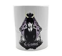 TheCartoonWorld TAZZA CERAMICA con Scatola MERCOLEDI' ADDAMS (Nevermore)