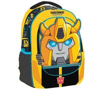 TheCartoonWorld Zaino Interattivo per Bambini Transformers - con Luci e Suoni della Serie Originale + set CANCELLERIA OMAGGIO (Bumblebee)