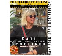 TheCelebrity.Online Magazine August 2025 Print Edition - Exclusive Interview with Kati Gyselinck