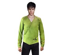thecostumebase Classic Space Sci-Fi Wrap Command Uniform Costume Shirt Cosplay Verde (M)