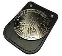 thecostumebase Distintivo SHIELD degli Agents of Shield con puntelli porta badge in pelle metallizzati