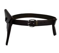 thecostumebase Indiana Cowhide Belt Jones Holster Whip Holder Leather (L)