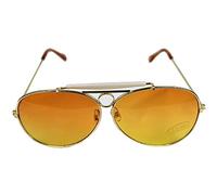 thecostumebase Las Vegas Paura e Delirante Occhiali da sole con lenti arancioni Occhiali Hunter S. Thompson