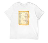 Thedekkry Men's Cotton Shirt The Many Fates of Sean Bean Actor Famous Always Dies Film TV Movie Carefully Designed White XL