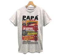 thedifferent T-Shirt Maglietta Uomo papà Tu Sei Come.. Il Nostro Supereroe Idea Regalo Festa Compleanno