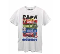 thedifferent T-Shirt Maglietta Uomo papà Tu Sei Come.. Il Nostro Supereroe Idea Regalo Festa Compleanno