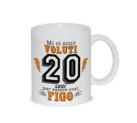 thedifferent Tazza Colazione Latte thè Mug Relax con grafica - Mi ci sono voluti 20 venti Anni per essere cosi figo - idea regalo Compleanno Natale Papà padre nonno zio amico