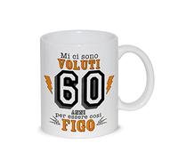 thedifferent Tazza Colazione Latte thè Mug Relax con grafica - Mi ci sono voluti 60 sessanta Anni per essere cosi figo - idea regalo Compleanno Natale Papà padre nonno zio amico