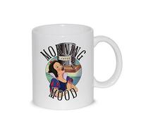 thedifferent Tazza Colazione Latte thè Mug Relax con grafica simpatica - Favola Morning Mood Umore Abbitudine Mattina caffè - idea regalo Amica Sorella Zia Mamma Figlia compleanno natale