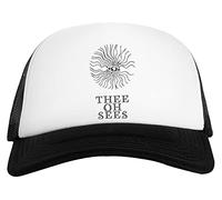 Thee Oh Sees Eye Berretto da Baseball Unisex Nero Bianco Baseball cap White Black