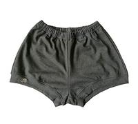 THEECA Pantaloncini Iyengar di qualità in morbido cotone elastico per donne e uomini professionali Iyengar Yoga Shorts (grigio scuro, S)