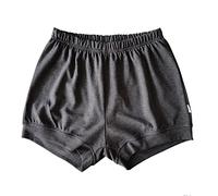 THEECA Pantaloncini Iyengar di qualità in morbido cotone elastico per donne e uomini professionali Iyengar Yoga Shorts (grigio scuro, M)