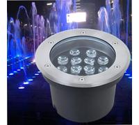 THEGA Faretto Incasso Terra Rotondo - Luce Incasso Esterni, Impermeabile IP67 Luci Paesaggistiche Esterno, AC85-265V Faretto Giardino, Per Vialetti, Passi Carrai Terrazze.(White,36w)
