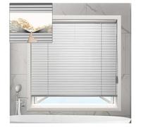 THEGA Veneziane in Alluminio - Tende Orizzontali per Finestre: Controllo della Luce E Privacy, Tende da Interno Impermeabili E Facili da Pulire, Ideali per Ufficio O Casa(White,140x150cm)