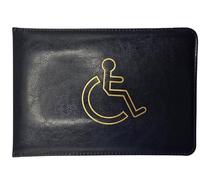 TheGloveHut Porta badge con ologramma per disabili, blu, blu navy