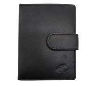 TheGloveHut Portafoglio unisex in vera pelle colorata porta carte di credito, Grigio, Taglia unica, porta carte in pelle