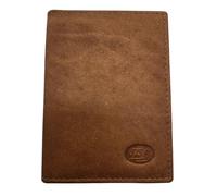 TheGloveHut Portafoglio unisex in vera pelle morbida porta carte di credito, Marrone chiaro, Taglia unica, porta carte in pelle