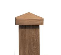 TheGoodGarden Copripalo Diamante in Legno 9x9 cm per Palo 7x7 cm | Trattato in Autoclave | Protezione e Decorazione per Strutture Esterne