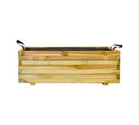 TheGoodGarden Fioriera in Legno Mirabell per Esterno 40x90 h.30,5 cm Color Naturale'