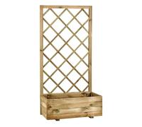 TheGoodGarden Fioriera Vaso con griglia Susy 70X35X H140 Cm fioriera in legno