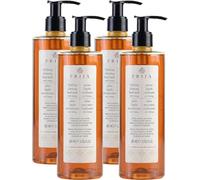 thehotelery.de Prija - Sapone liquido con ginseng, 4 flaconi da 380 ml, sapone vitalizzante, Wellness Spa Hotel Italia