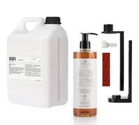 thehotelery.de PRIJA - Set di sapone liquido per le mani, 5 l, con estratto di ginseng, delicato e idratante, hotel, uffici, Gfl 380 ml