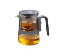 Theiere Con Infusore 600 ml/800 ml Teiere In Borosilicato Trasparente, Press Control Tea Pot Bollitore Da Tè Che Va Sul Fornello Con Colino Per Tè Sfuso, Tisana, Tè Alla Frutta