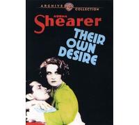 Their Own Desire (DVD) Robert Montgomery Lewis Stone Belle Bennett Norma Shearer