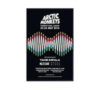 Theissen Arctic Monkeys Poster - Concert Tame Impala and Royal Blood - Matte poster da parete Frameless Gift 11 x 17 inch(28cm x 43cm)