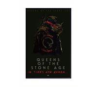 Theissen In Times New Roman Queens Of The Stone Age Poster di copertina di album poster per camera da letto Decorazione da parete - Poster opaco senza cornice regalo 28 cm x 43 cm