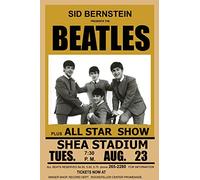 Theissen Vintage The Beatles Rock & Roll Concert Gig Band Advertisement Poster Print - Matte poster Frameless Gift 11 x 17 inch(28cm x 43cm)*IT-00096