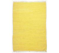 Theko Tappeto, Cotone, Giallo, 40 x 60 cm